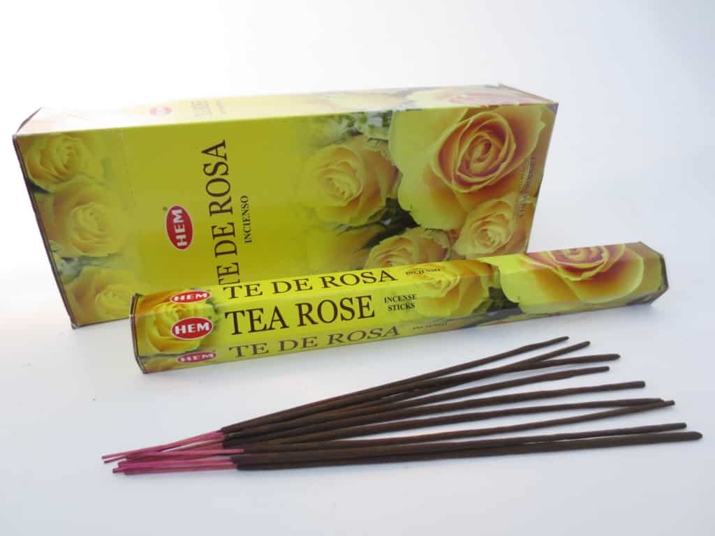 Wierook Stokjes Tea Rose