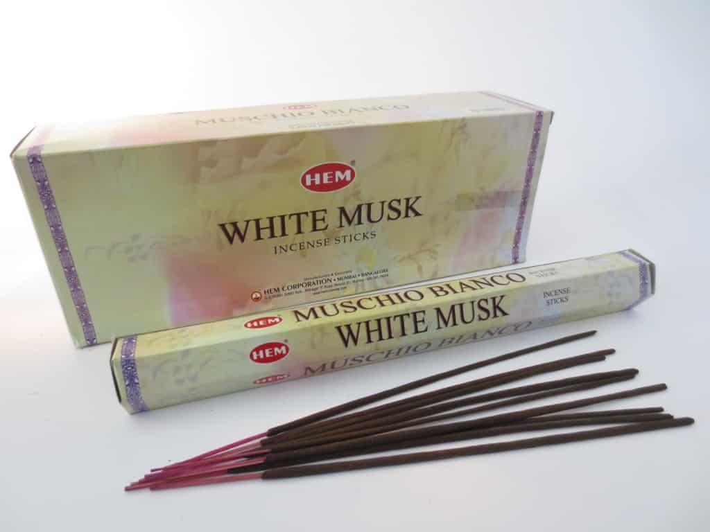 Wierook Stokjes White Musk