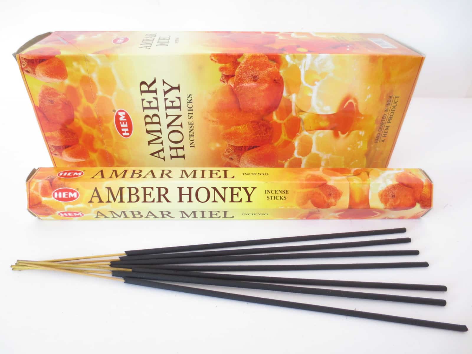 Wierook Stokjes  Amber Honey