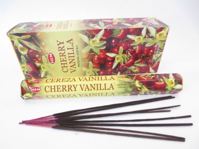 Wierook Stokjes Cherry Vanilla