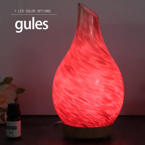 Vaas met gouden glitters