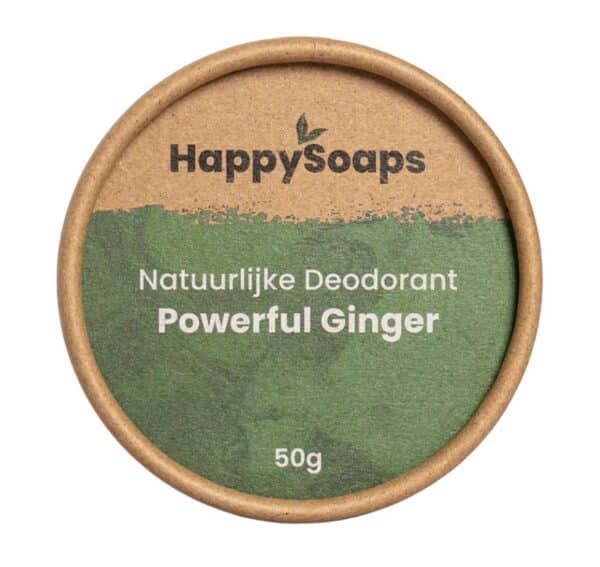 HappySoaps Natuurlijke Deodorant – Powerful Ginger