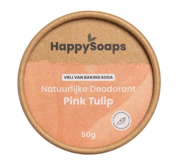HappySoaps Natuurlijke Deodorant – Pink Tulip