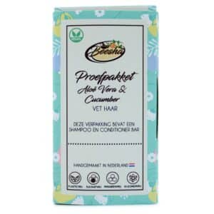 Beesha-Proefpakket-Duo-Shampoo-Conditioner-Doosje-AloeVeraCucumber